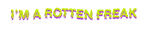 eatrotten gummy worms let it rot rotten gummies feed your freak Sticker