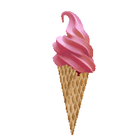 Happy Ice Cream Sticker