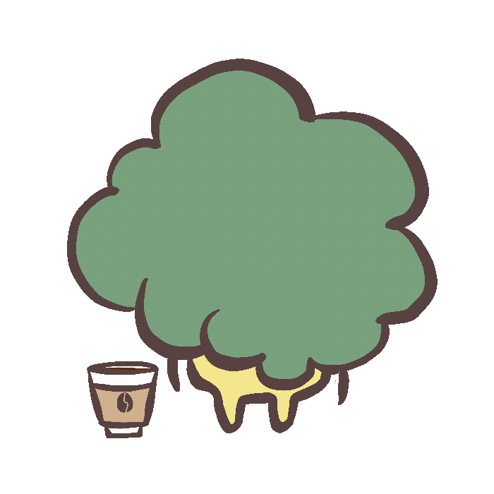 Coffee Time Caffeine Sticker