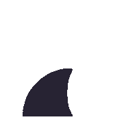 apolondon moon purple shape apo Sticker