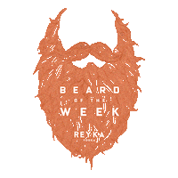 Mask Beard Sticker by Reyka Vodka