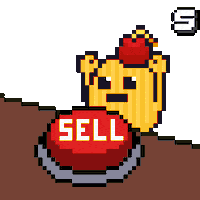 Crypto Potato Sticker by Memeland by 9GAG