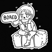 Bored Halloween GIF