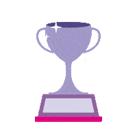 Trophy Win Sticker by Hair and Beauty Charity