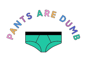 Smiley Face Wink Sticker by MeUndies