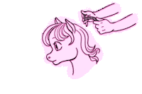 Horse Princess Sticker by SparksNBlings