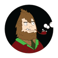 Sasquatch Man Soap Sticker by DrSquatchSoapCo