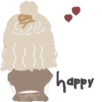 おんなのこ Sticker