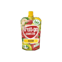 squeezerat tropical berries allstar frucht Sticker