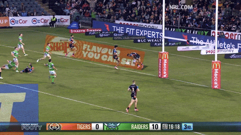 Try Nrl GIF by Canberra Raiders