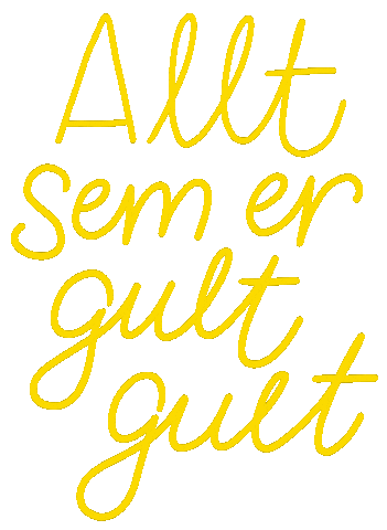 Krot Gult Sticker