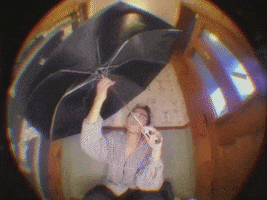 Tired Umbrella GIF by SORAN