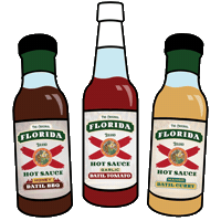 Bbq Sauce Sticker by The Original Florida Brand Hot Sauce
