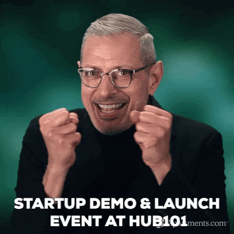 Hub101 giphygifmaker startups hub101 startsomething GIF