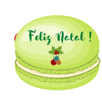 Natal Sticker by Drina's Macarons