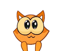 Cat Eyes Sticker by Om Nom