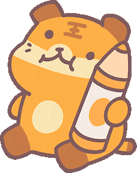 Happy Tiger Sticker by KdeeStix