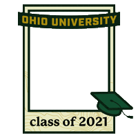 Graduation Sticker by Ohio University