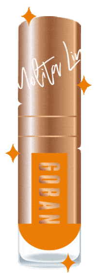 Orange Glow Sticker by GOBAN Cosmetics