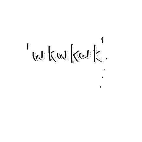 Laugh Hitam Sticker