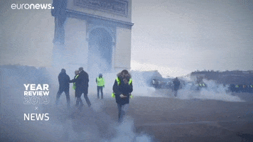 Tear Gas Demonstration GIF by euronews