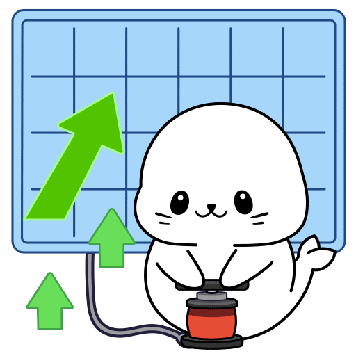 Pump It Crypto Sticker by Sappy Seals