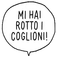 Mi Parolacce Sticker by Luigi Segre