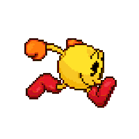pac-man STICKER