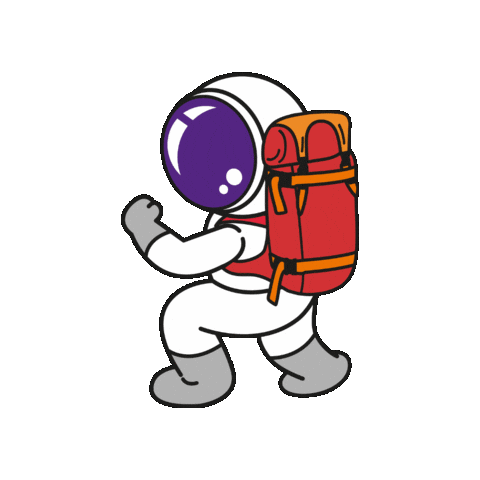 Space Galaxy Sticker by Bluhaus