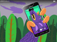 trash dove GIF by Movistar Ecuador