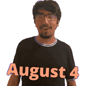 August Sticker