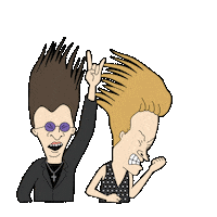 Rock Headbang Sticker