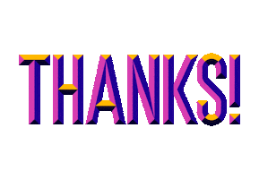 Thanks Love Sticker by Mat Voyce