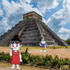 Chichen Itza Pyramid Gif GIF by Zhotcita