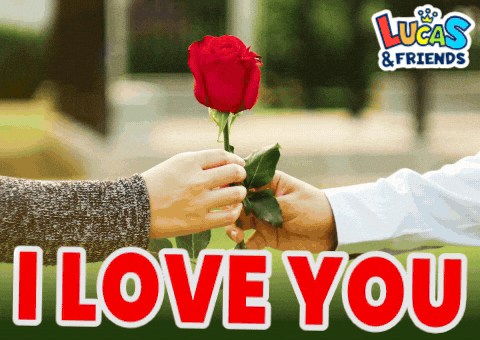 Propose I Love You GIF by Lucas and Friends by RV AppStudios