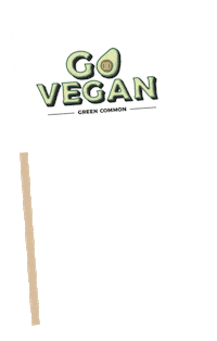 Go Vegan Plant Based Sticker by green_common
