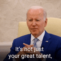 It's not just your great talent...