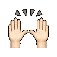Emoji Hands Sticker by Linkedist - LinkedIn Marketing