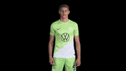 Happy Football GIF by VfL Wolfsburg