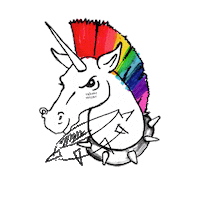 Friendlyunicorn unicorn friendly fu fufufu Sticker