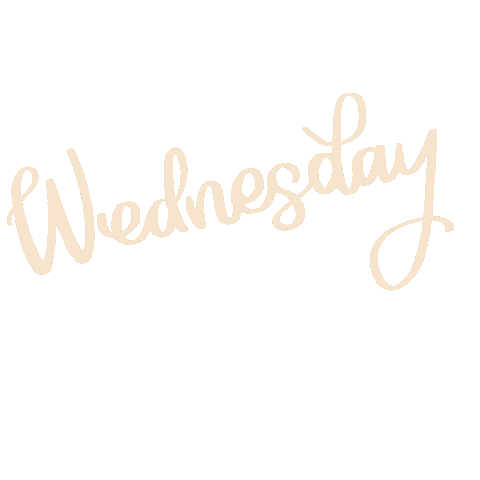 marilynbstyle week wednesday calligraphy days Sticker
