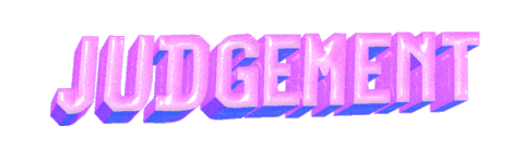 Pink Judging Sticker