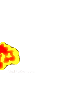 Animation Fire Sticker by youmotion.com