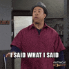 I Meant What I Said Get Over It GIF by Bounce