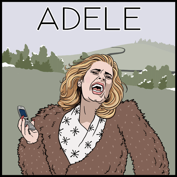 yomeryl celebrities gif artist frozen adele GIF