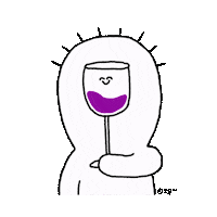 mo8eeee wine winetime 와인 모팔이 Sticker