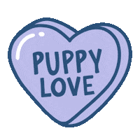 Puppy Love Heart Sticker by BARK BRIGHT