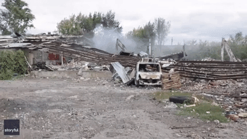 Wholesale Market in Donetsk Region's North Destroyed by Strikes