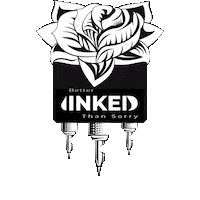 betterinkedtattoo rose tattoo dusseldorf inked Sticker