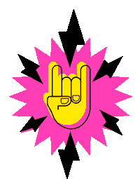 Illustration Rock Sticker by ceci alvero